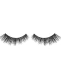  Lithe Lashes Bold Collection Style B1 - Tapered & Winged, a product image displaying the lash pair on its own, floating on a white background and zoomed in, highlighting how beautiful and natural looking the false eyelashes look. 