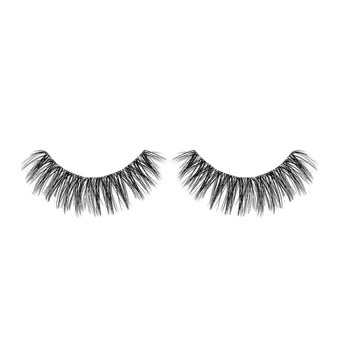 Lithe Lashes Bold Collection lash style named B3 Kabuki, a product image displaying the lash pair on its own, floating on a white background and zoomed in, highlighting how beautiful and natural looking the false eyelashes look. 