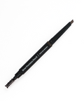 Lithe Lashes Beauty Accessories Brow Precision Pencil product image of the medium brown brow pencil on a white background, place on a bottom left to upper right diagonal placement.